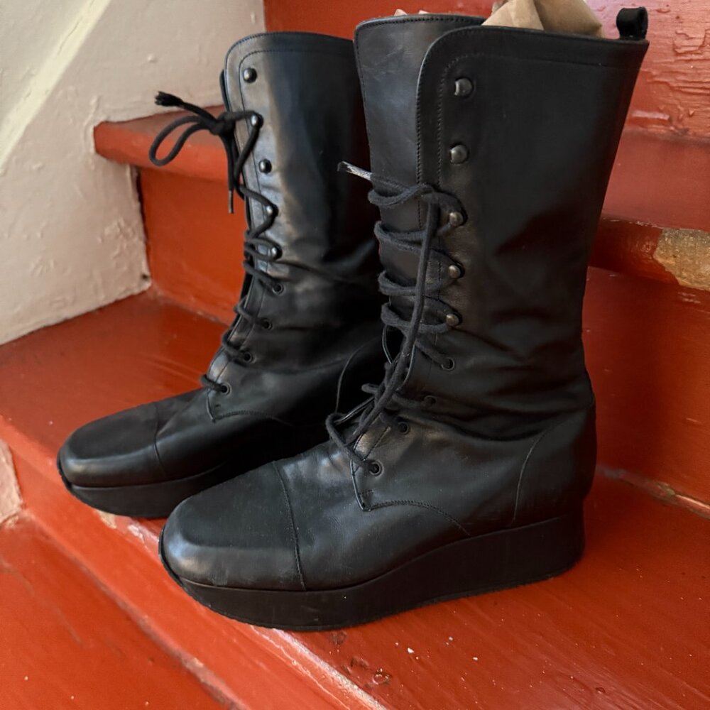vintage stephane kelian platform whimsigoth grunge goth boots
